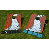Hathaway Cornhole Bean Bag Toss Game Set w/2 Target Boards & 8 Bags - Multicolored   553819850